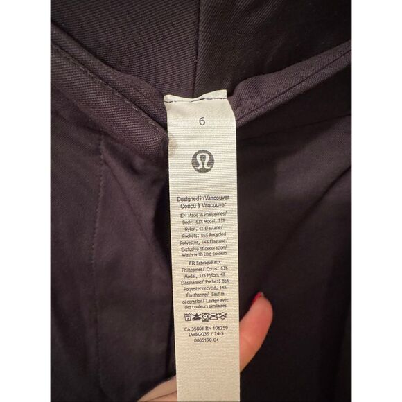NWT Lululemon Pleated Front High Rise Trousers - Picture 6 of 9